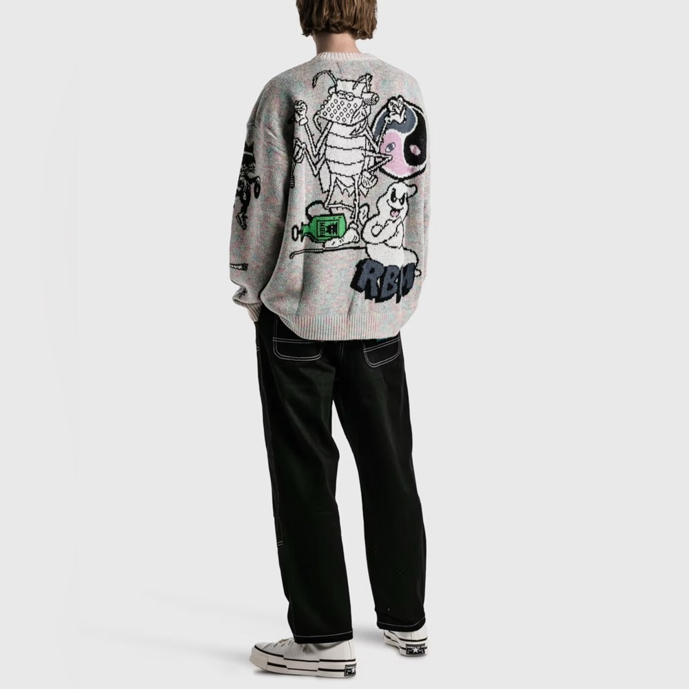 Real Bad Man - Too Many Graphics Sweater - Picture 2 of 8